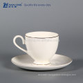 200ml Brand Customized Fine Ceramic Coffee Cup And Saucer